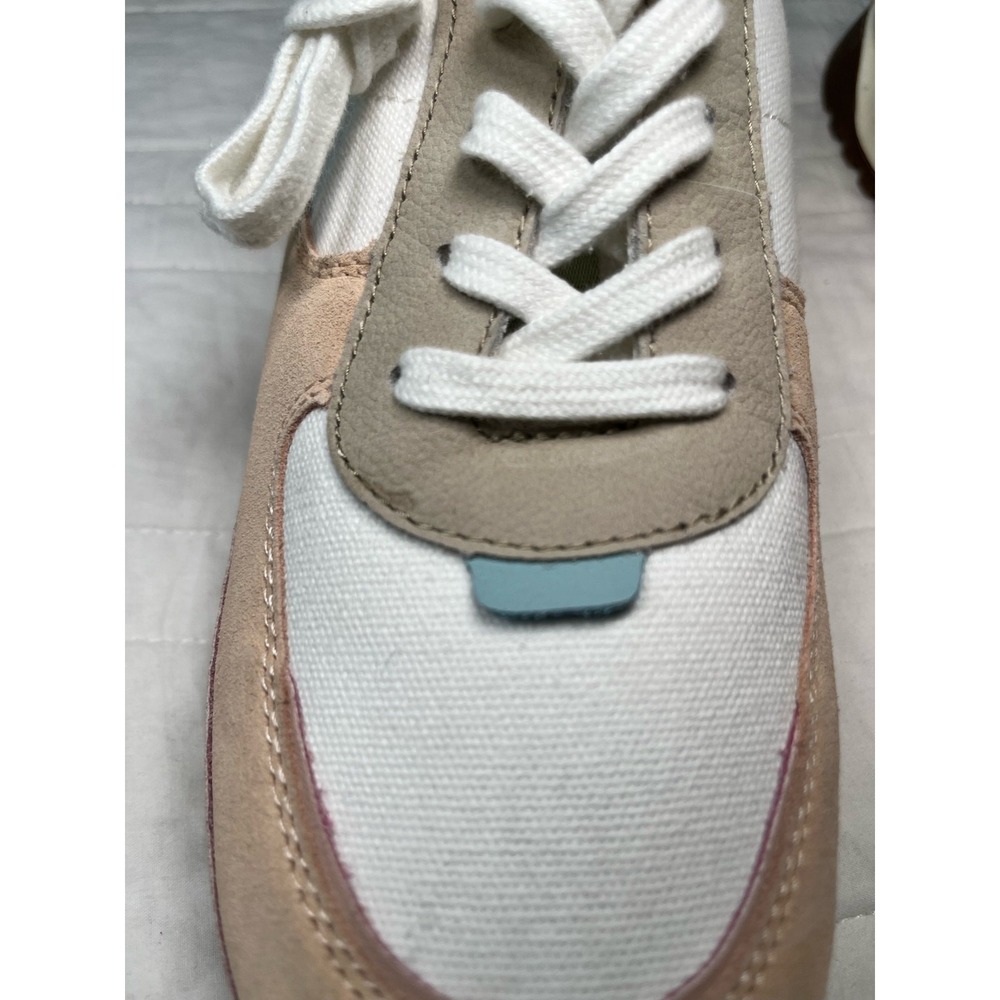 Madewell Colorblock Sneakers Women 9 Neutral Casual‎ Everyday Lace Up Shoes - Picture 10 of 13